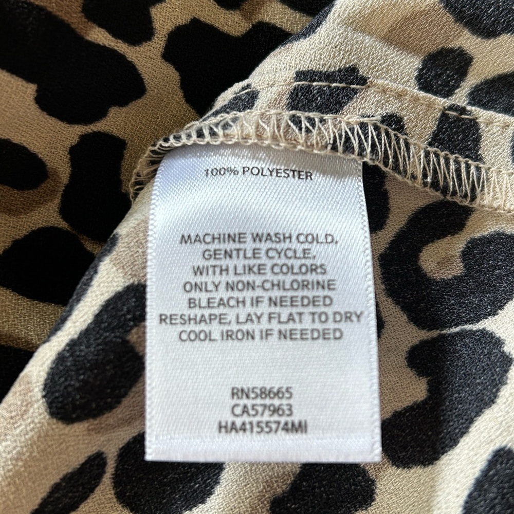 NWT Halogen Animal Print Skirt XS - Picture 5 of 8